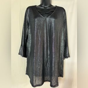 Faded Glory, black shimmer, 1X